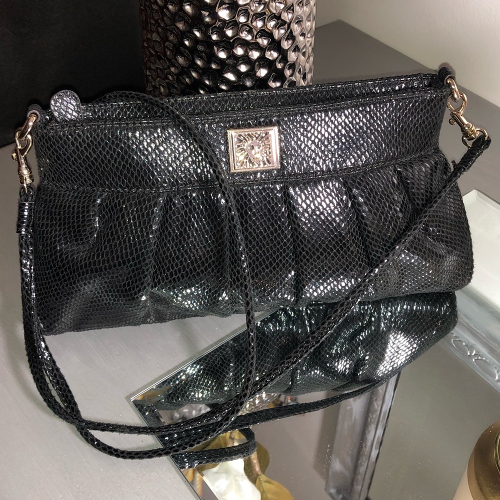 Anne Klein  Crossbody Bag | Color: Black/Gold |